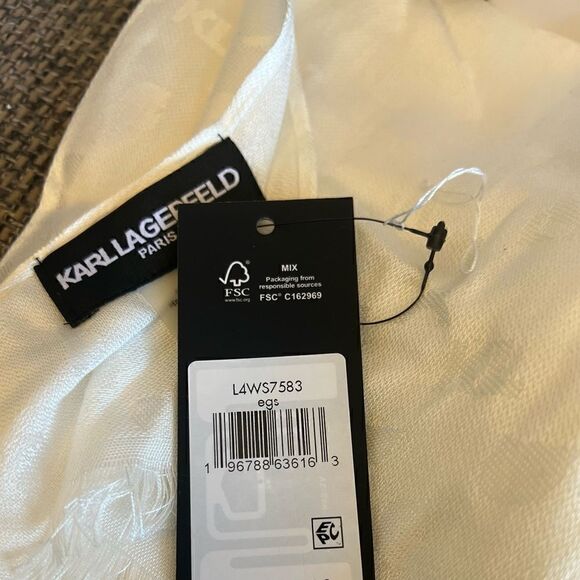 NWT KARL LAGERFELD SCARF - Picture 2 of 5